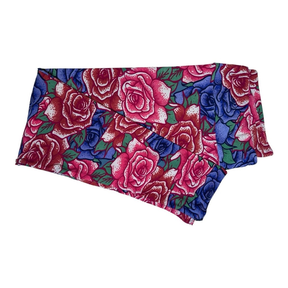 LuLaRoe Floral Leggings - Pink, Purple, Green